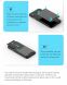 Портативний чохол для карт Baseus Back Stick Silicone Card Bag - Light Grey