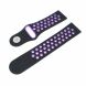 Ремешок Deexe Dot Color для Samsung Watch Active / Active 2 40mm / Active 2 44mm - Black / Purple. Фото 4 из 5