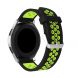 Ремешок Deexe Dual Color для Samsung Galaxy Watch 46mm / Watch 3 45mm / Gear S3 - Black / Green. Фото 2 из 4