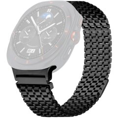 Ремешок Deexe Pulsar для Samsung Galaxy Watch 8 (40/44mm) / 8 Classic / Ultra (2025) - Black