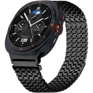 Ремінець Deexe Pulsar для Samsung Galaxy Watch 8 (40/44mm) / 8 Classic / Ultra (2025) - Black