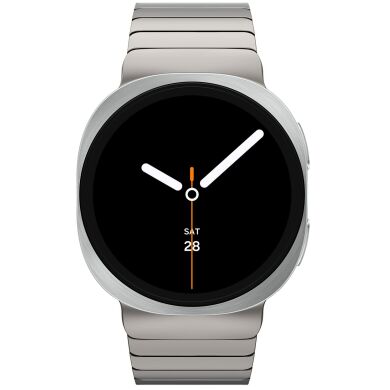 Ремінець Deexe Steel Strap для Samsung Galaxy Watch Ultra (47mm) / Ultra (2025) - Titanium