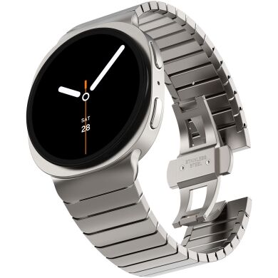 Ремінець Deexe Steel Strap для Samsung Galaxy Watch Ultra (47mm) / Ultra (2025) - Titanium