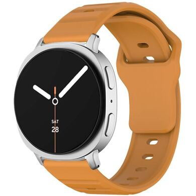 Ремешок KALEBOL Wave Pattern для Samsung Galaxy Watch 8 (40/44mm) / 8 Classic - Yellow