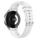 Ремінець UniCase Silicone Strap для Samsung Galaxy Watch 4 Classic (46mm) / Watch 4 Classic (42mm) / Watch 4 (40mm) / Watch 4 (44mm) - White