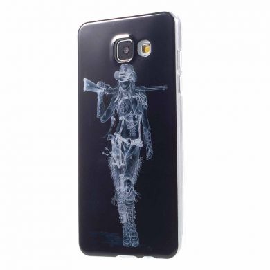 Силіконова накладка Deexe Life Style для Samsung Galaxy A3 (2016), Armed Girl