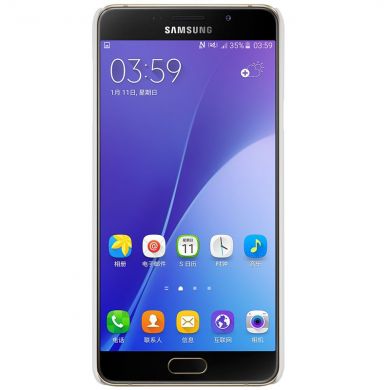 Пластиковая накладка NILLKIN Frosted Shield для Samsung Galaxy A5 (2016) - White