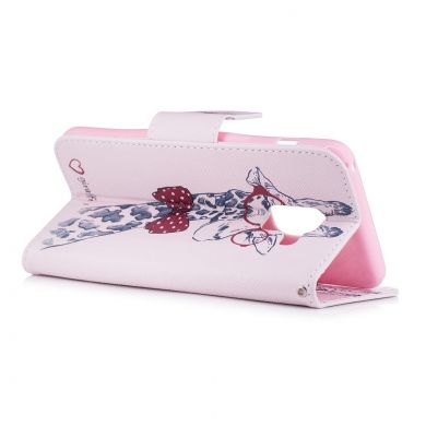 Чохол-книжка Deexe Color Wallet для Samsung Galaxy A8 2018 (A530) - Giraffe Pattern