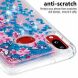 Силиконовая (TPU) накладка Deexe Fashion Glitter для Samsung Galaxy A10s (A107) - Blue/Peach Blossom. Фото 5 из 7