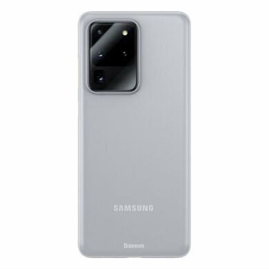 Силиконовый (TPU) чехол BASEUS Ultra Thin Matte для Samsung Galaxy S20 Ultra (G988) - White