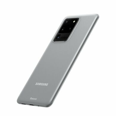 Силіконовий (TPU) чохол BASEUS Ultra Thin Matte для Samsung Galaxy S20 Ultra (G988) - White