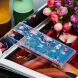 Силиконовый (TPU) чехол Deexe Fashion Glitter для Samsung Galaxy S10 Lite (G770) - Blue Flower. Фото 7 из 7