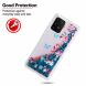 Силиконовый (TPU) чехол Deexe Fashion Glitter для Samsung Galaxy S10 Lite (G770) - Blue Flower. Фото 3 из 7