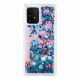 Силиконовый (TPU) чехол Deexe Fashion Glitter для Samsung Galaxy S10 Lite (G770) - Blue Flower. Фото 2 из 7