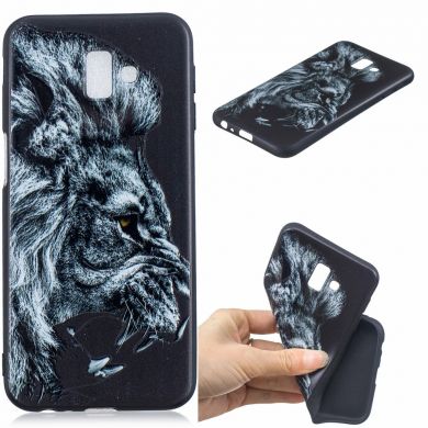 Силіконовий (TPU) чохол Deexe Life Style для Samsung Galaxy J6+ (J610) - Lion