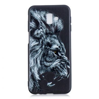 Силіконовий (TPU) чохол Deexe Life Style для Samsung Galaxy J6+ (J610) - Lion