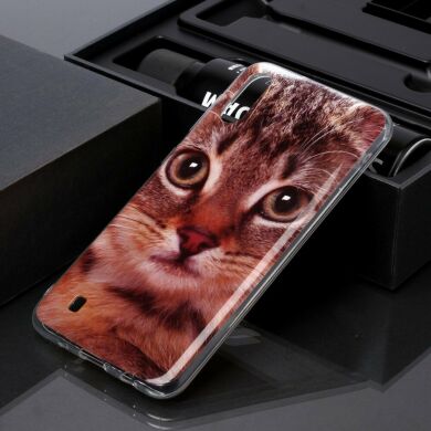 Силиконовый (TPU) чехол Deexe Life Style для Samsung Galaxy M10 (M105) / A10 (A105) - Cat