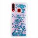 Силіконовий (TPU) чохол Deexe Liquid Glitter для Samsung Galaxy A20s (A207), Blue