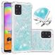 Силіконовий (TPU) чохол Deexe Liquid Glitter для Samsung Galaxy A31 (A315) - Baby Blue