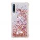 Силіконовий (TPU) чохол Deexe Liquid Glitter для Samsung Galaxy A7 2018 (A750) - Rose Gold