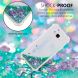 Силіконовий (TPU) чохол Deexe Liquid Glitter для Samsung Galaxy J4+ (J415), Green