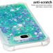 Силіконовий (TPU) чохол Deexe Liquid Glitter для Samsung Galaxy J4+ (J415), Green