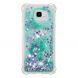 Силіконовий (TPU) чохол Deexe Liquid Glitter для Samsung Galaxy J4+ (J415), Green