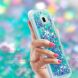 Силіконовий (TPU) чохол Deexe Liquid Glitter для Samsung Galaxy J4+ (J415), Green