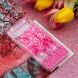 Силіконовий (TPU) чохол Deexe Liquid Glitter для Samsung Galaxy S10 - Flamingos