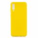 Силіконовий (TPU) чохол Deexe Matte Case для Samsung Galaxy A70 (A705) - Yellow
