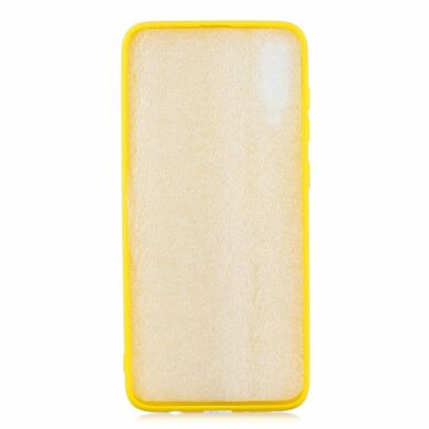 Силіконовий (TPU) чохол Deexe Matte Case для Samsung Galaxy A70 (A705) - Yellow