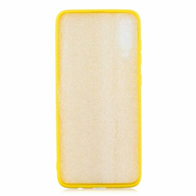 Силіконовий (TPU) чохол Deexe Matte Case для Samsung Galaxy A70 (A705) - Yellow
