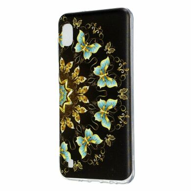 Силіконовий (TPU) чохол Deexe Pretty Glossy для Samsung Galaxy A10 (A105) - Black Butterfly