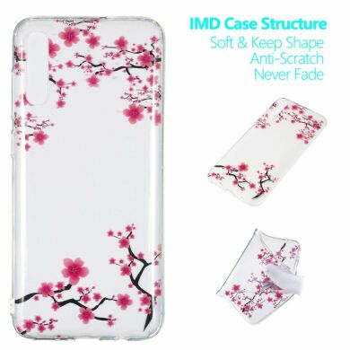 Силіконовий (TPU) чохол Deexe Pretty Glossy для Samsung Galaxy A70 (A705) - Vivid Flowers