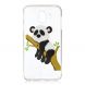 Силиконовый (TPU) чехол Deexe Pretty Glossy для Samsung Galaxy J4 2018 (J400) - Panda Climbing Tree. Фото 4 из 7