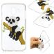 Силиконовый (TPU) чехол Deexe Pretty Glossy для Samsung Galaxy J4 2018 (J400) - Panda Climbing Tree. Фото 1 из 7