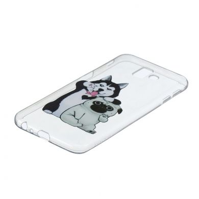 Силіконовий (TPU) чохол Deexe Pretty Glossy для Samsung Galaxy J6+ (J610) - Adorable Dogs
