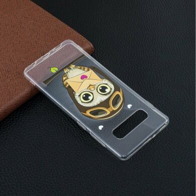 Силіконовий (TPU) чохол Deexe Pretty Glossy для Samsung Galaxy S10 Plus (G975) - Owl