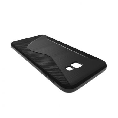 Силіконовий (TPU) чохол Deexe S Line для Samsung Galaxy J4+ (J415) - Black