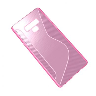 Силиконовый (TPU) чехол Deexe S Line для Samsung Galaxy Note 9 (N960) - Pink