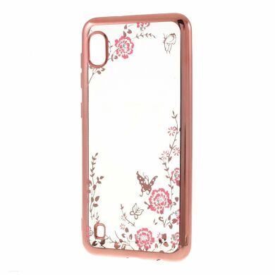 Силіконовий (TPU) чохол Deexe Shiny Cover для Samsung Galaxy A10 (A105) - Rose Gold