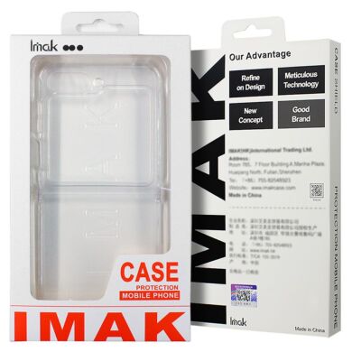 Силіконовий (TPU) чохол IMAK UX-6 Series для Samsung Galaxy Flip 6 - Transparent