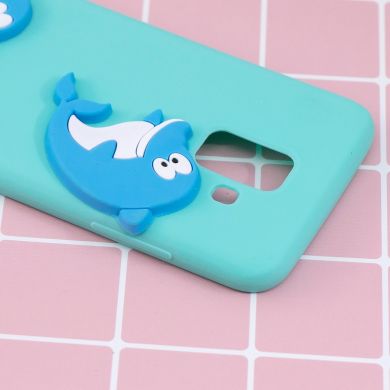 Силиконовый (TPU) чехол UniCase 3D Cartoon Pattern для Samsung Galaxy A6 2018 (A600) - Dolphin Pattern