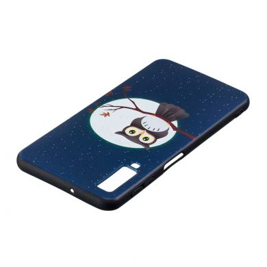 Силиконовый (TPU) чехол UniCase Color Style для Samsung Galaxy A7 2018 (A750) - Owl on Branch