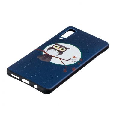 Силиконовый (TPU) чехол UniCase Color Style для Samsung Galaxy A7 2018 (A750) - Owl on Branch