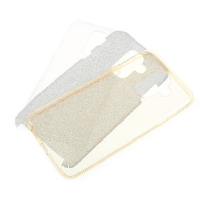 Силиконовый (TPU) чехол UniCase Glitter Cover для Samsung Galaxy A6+ 2018 (A605) - Gold