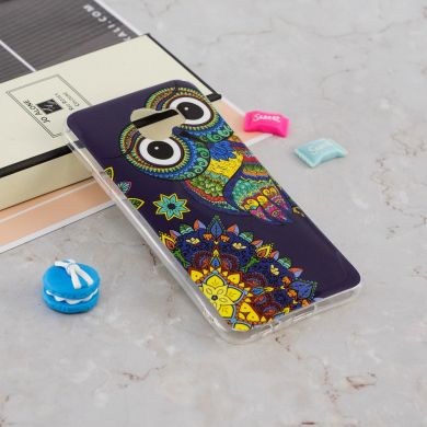 Силиконовый (TPU) Deexe LumiCase для Samsung Galaxy J4 2018 (J400) - Colorized Owl