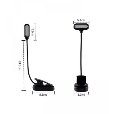 Светодиодная лампа Deexe LY-13 - Black