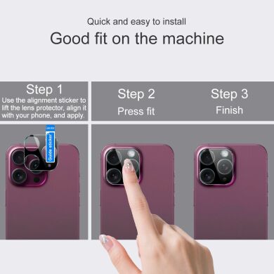 Захисне скло на камеру IMAK Black Glass Lens для Samsung Galaxy S26 Ultra - Black