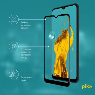 Защитное стекло Piko Full Glue для Samsung Galaxy A03s (A037) - Black
